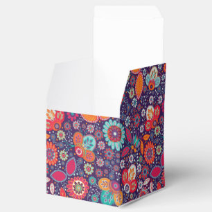 Ballotins Batik coloré Illustration Nature Motif Floral