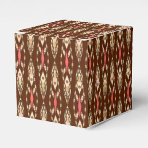 Ballotins Batik tribal - Brown, Tan et Coral