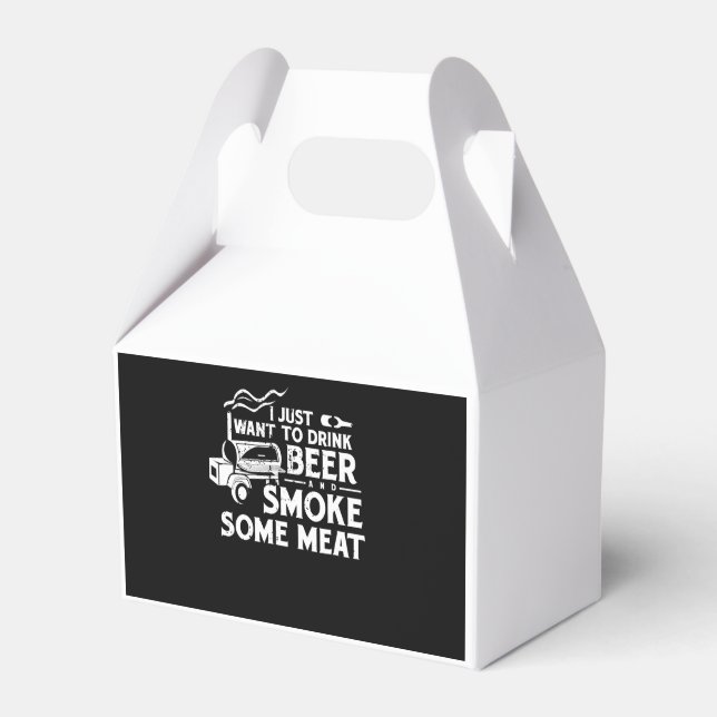 Ballotins BBQ Fumer Pitmaster Cadeau Boire Bière Fumer Viand (Verso)