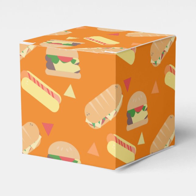 Ballotins BBQ Hot Dog Burger Alimentation Sandwich Party Ora (Verso)