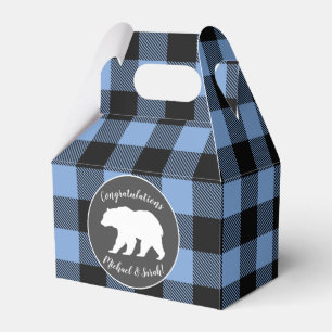 Ballotins Bear Baby shower Garçon bleu