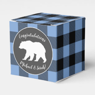 Ballotins Bear Baby shower Garçon bleu
