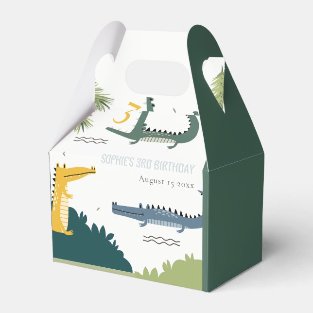 Ballotins Beau Alligator Chompe N'importe quel Anniversaire  (Verso)