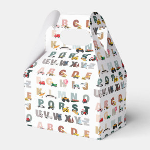 Ballotins Beau Alphabet ABC Camions, Véhicules de transport