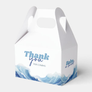 Ballotins Bébé à bord Boîte de Baby shower, Baby shower Surf