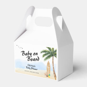 Ballotins Bébé Blue Sky à bord Baby shower de Surf de plage