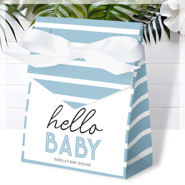 Ballotins Bébé Bonjour bleu | BABY SHOWER (Créateur téléchargé)
