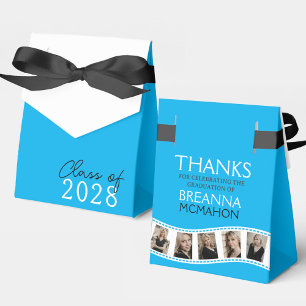 Ballotins Bébé brillant Bleu & Blanc Photo Collage Filmstrip