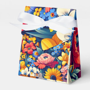 Ballotins Bébé en fleur Vin Floral Baby shower feuille