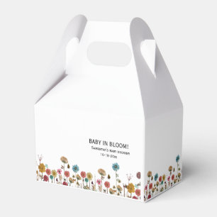 Ballotins Bébé en fleurs baby shower fleur sauvage