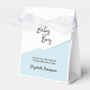 Ballotins Bébé Garçon bleu Baby shower personnalisé