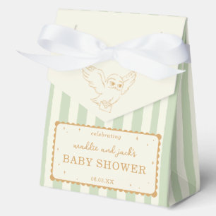 Ballotins Bébé Harry Potter Hedwig Rayure Verte Cadeau de Na