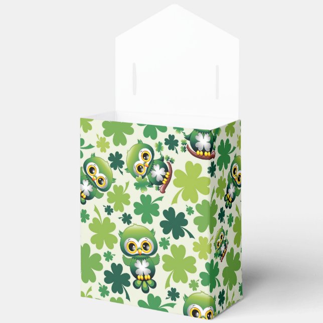 Ballotins Bébé Hibou Mignon St Patrick Dessin Animé (Ouvrir)