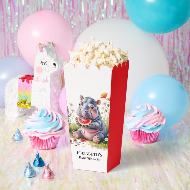 Ballotins Bébé Hippopotame Mignon Fête Prénatale Pastèque (Fête)