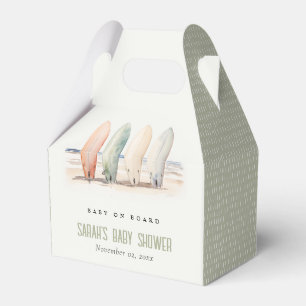 Ballotins Bébé neutre à bord Baby shower de surf