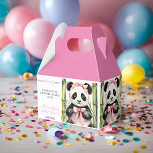 Ballotins Bébé Panda fille ours Baby shower d'attente prémat