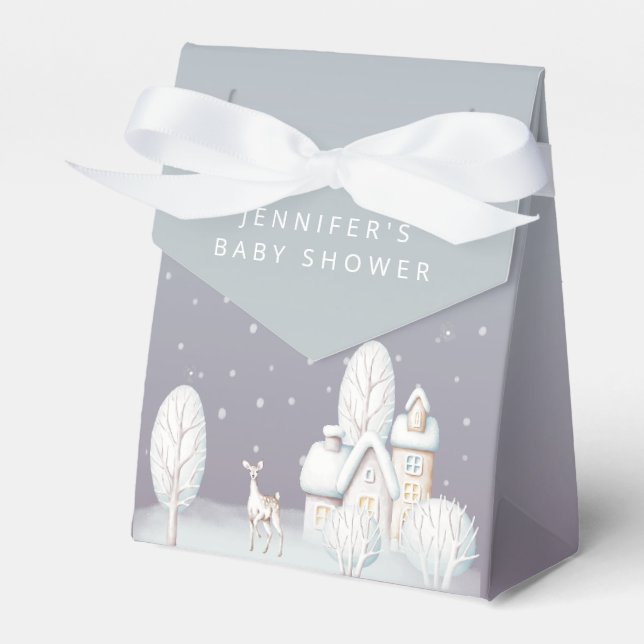 Ballotins Bébé son froid à l'extérieur baby shower ballotin (Verso)