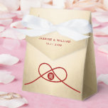 Ballotins Bécasseau maubèche Union Double Bonheur Mariage Ch<br><div class="desc">Nœud de double bonheur minimaliste moderne d'union,  d'amour et de mariage en rouge et or. Le double bonheur est un symbole classique et auspice utilisé dans tous les mariages chinois,  orientaux et asiatiques.</div>