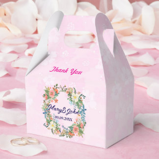 Ballotins Belle couronne rose mariage romantique