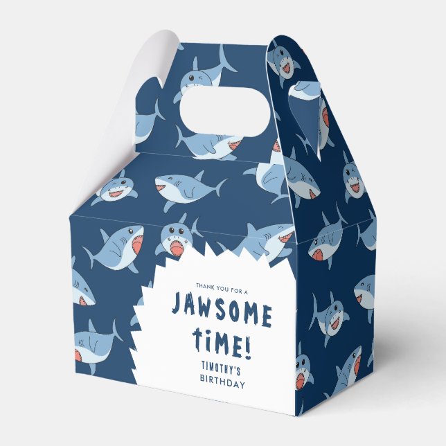 Ballotins Belle Grande White Sharks Ocean Anniversaire (Verso)