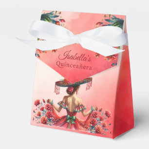 Ballotins Belle Quinceañera rouge style mexicain