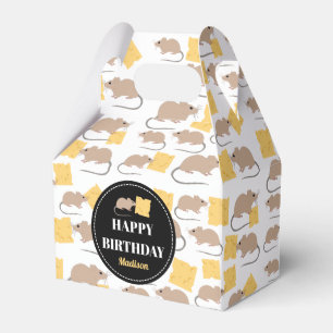 Ballotins Belle Souris Rodent Manger Fromage Anniversaire