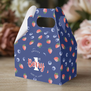 Ballotins Berry 1er Anniversaire Fraise Bleu bleuet fraise