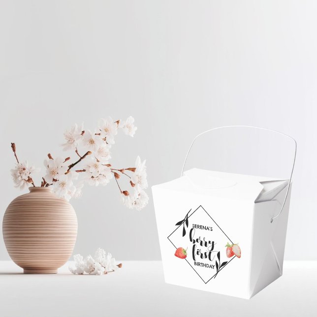 Ballotins Berry First | 1er anniversaire | fraise | Moderne (Créateur téléchargé)