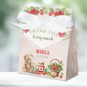 Ballotins Berry First Strawberry et Bear Anniversaire