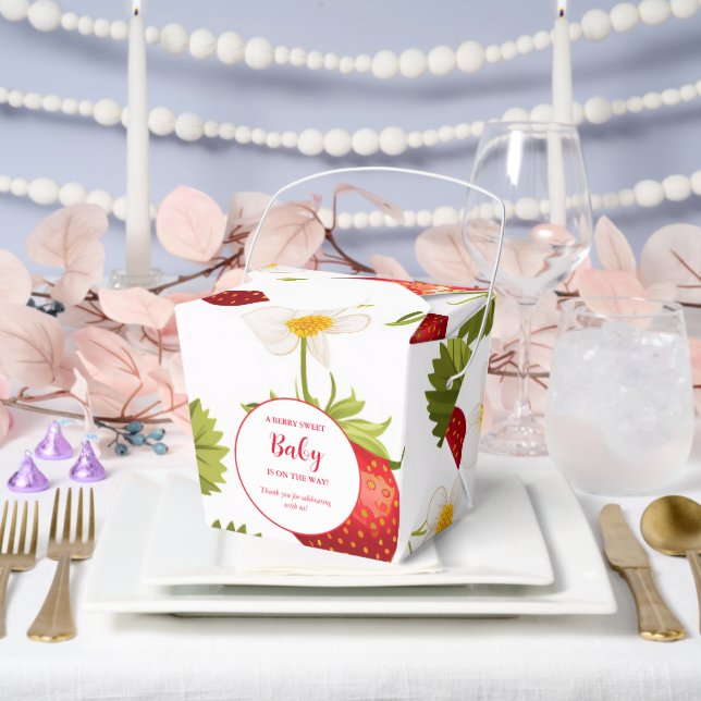 Ballotins Berry fraise Baby shower sucré (Mariage)