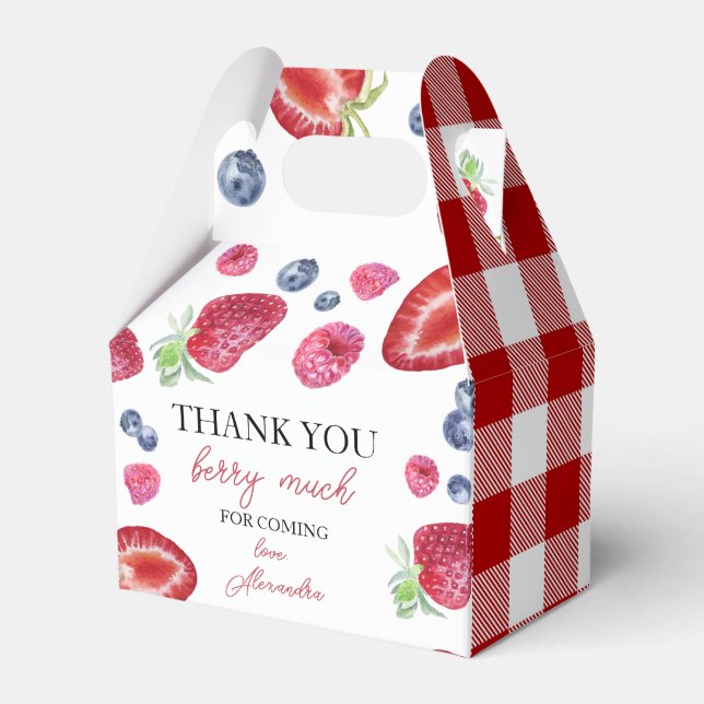 Ballotins Berry fraise Premier anniversaire (Verso)