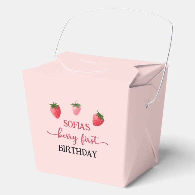 Ballotins Berry fraise Premier anniversaire (Recto)