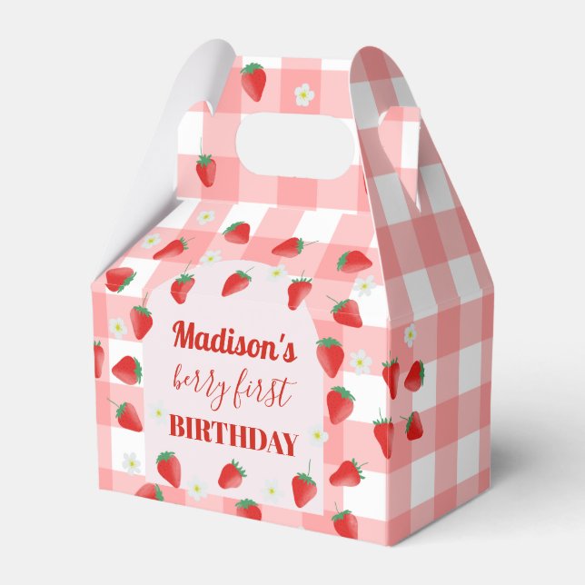Ballotins Berry Premier Anniversaire fraise Premier 1er Bien (Verso)