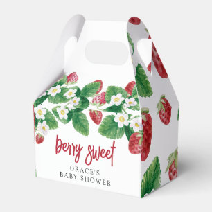 Ballotins Berry Sweet Baby shower de fraises d'été