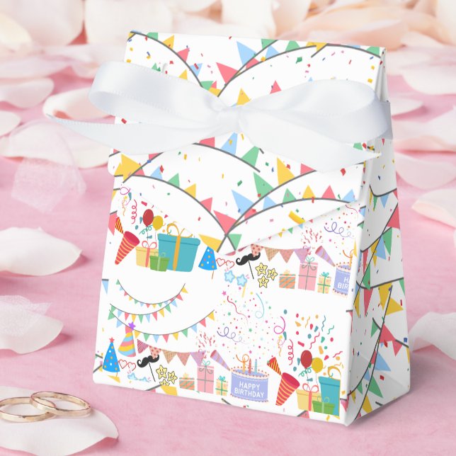 Ballotins Birthday Party Props Colorful Favor Box (Mariage)