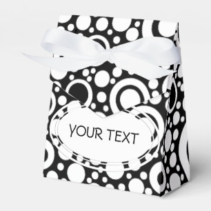 Ballotins Black Dots & Circles Grid + your backgr. &