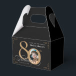 Ballotins Black Gold 80th Birthday Calligraphy Photo personn<br><div class="desc">Black Gold 80th Birthday Calligraphy Custom Photo Ballotin. Et élégamment conçu invitation spéciale fête d'anniversaire, avec une photo personnalisée de personne d'anniversaire et de calligraphie script avec des éléments florissants vintages. Assez simple pour s'adapter à une variété de thèmes et de couleurs ! Vous avez besoin d'aide ? Contactez-moi !...</div>