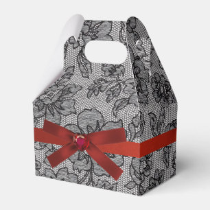 Ballotins Black Lace 1 et Red Satin