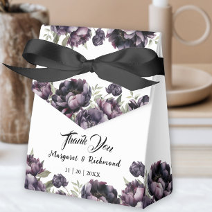 Ballotins Black Peonies Floral Vintage Mariage gothique