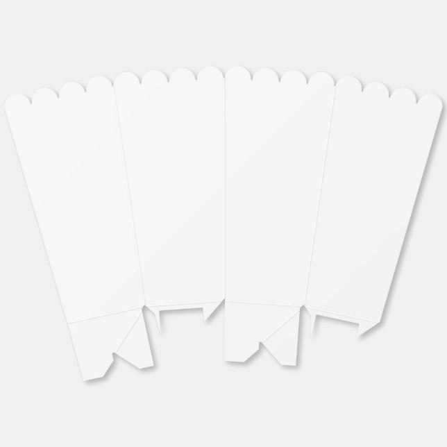 Ballotins Blanc Uni Simple Moderne Chic Élégant (Déplié)