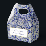 Ballotins Bleu & Blanc Méditerranéen Vintage motif floral<br><div class="desc">Carrelage traditionnel peint à la main de la Méditerranée. Motif de perfection. Carrelage en mosaïque bleu et blanc à feuilles florales. Le design décoratif parfait,  cadeau idéal pour toute occasion.</div>