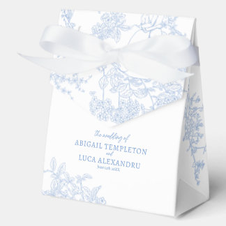 Ballotins Bleu Chinoiserie Toile de Jouy Mariage