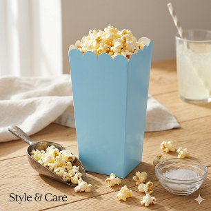 Ballotins Bleu clair solide Simple Popcorn attrayant