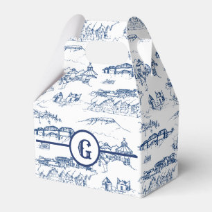 Ballotins Bleu de Chattanooga Toile de monogramme