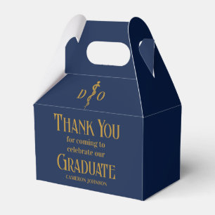 Ballotins Bleu de la Marine Gold Osteopath Graduation Party