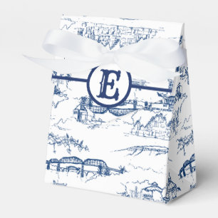 Ballotins Bleu de monogramme de Chattanooga