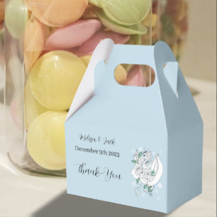 Ballotins Bleu des flocons de neige du dragon blanc d'hiver