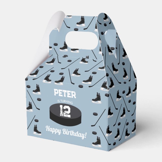 Ballotins Bleu Dusty Bâton de hockey sur glace, Patins Puck  (Verso)