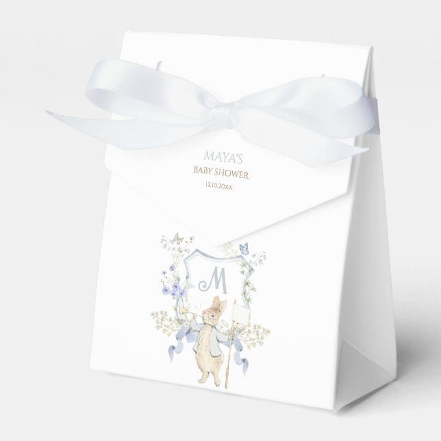 Ballotins Bleu En vichy Peter le Baby shower Rabbit MUTED BL (Verso)