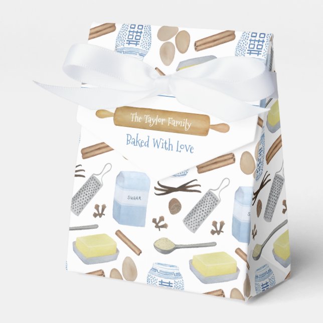 Ballotins Bleu et blanc Accueil biscuits cuits ou tranche de (Verso)